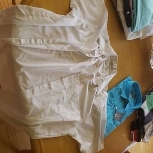 White short sleeve dress shirt